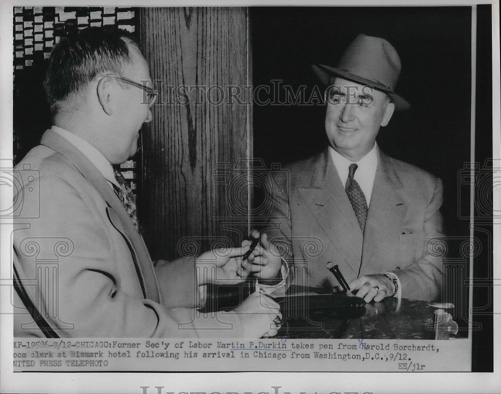 1953 Press Photo Secretary of Labor Martin P Durkin - nea92492 - Historic Images