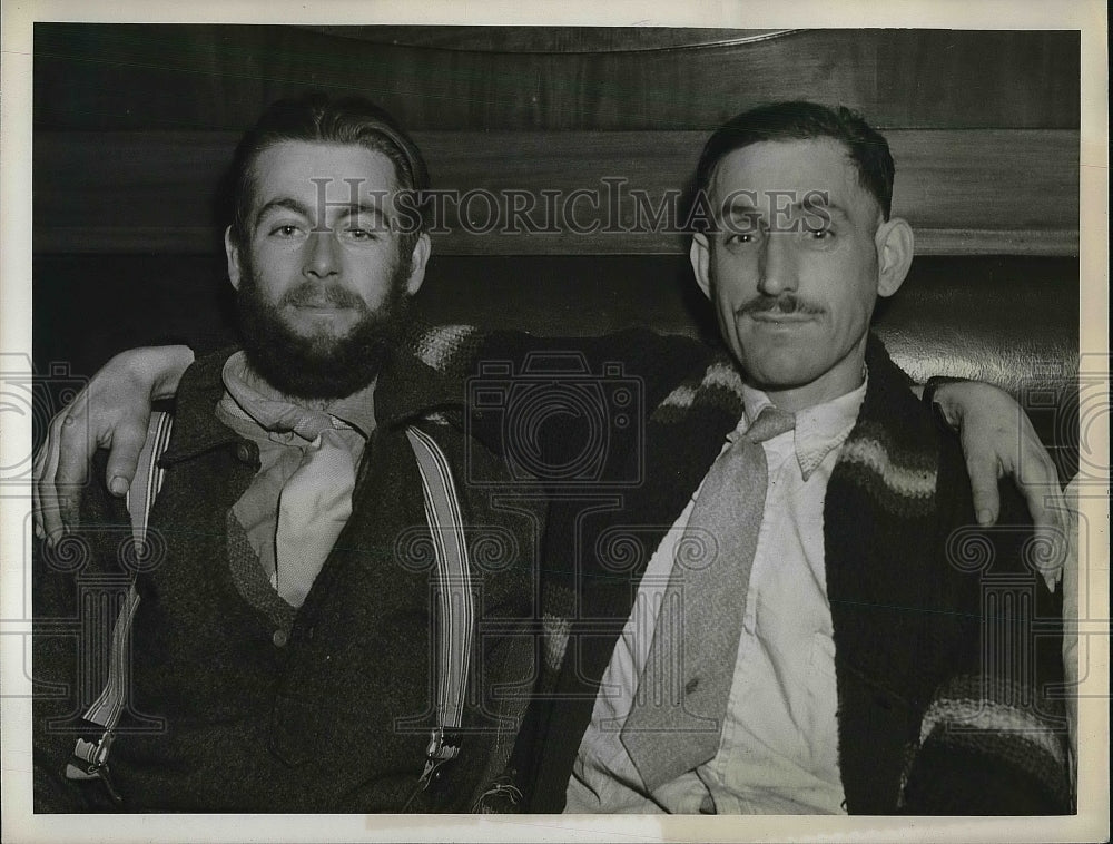 1938 Alfred Guite & Octave Lapornte Survivors  - Historic Images