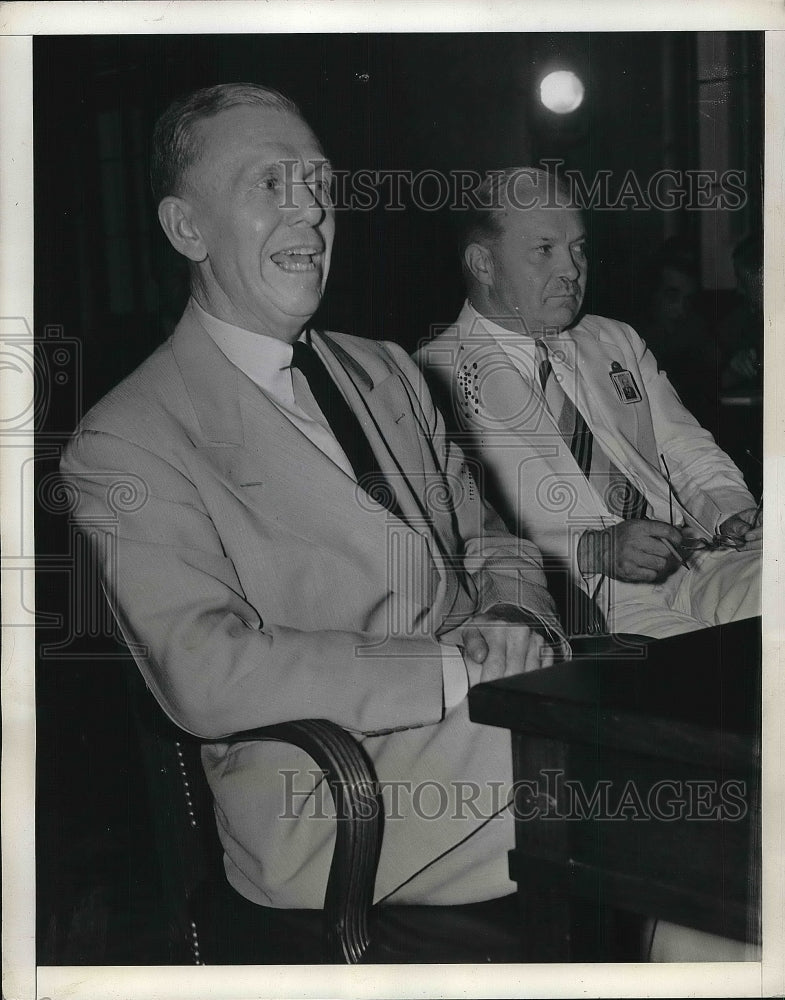 1941 Press Photo Gen.George Marshall,Army Chief of Staff & Brig.Gen Wade Haislip - Historic Images