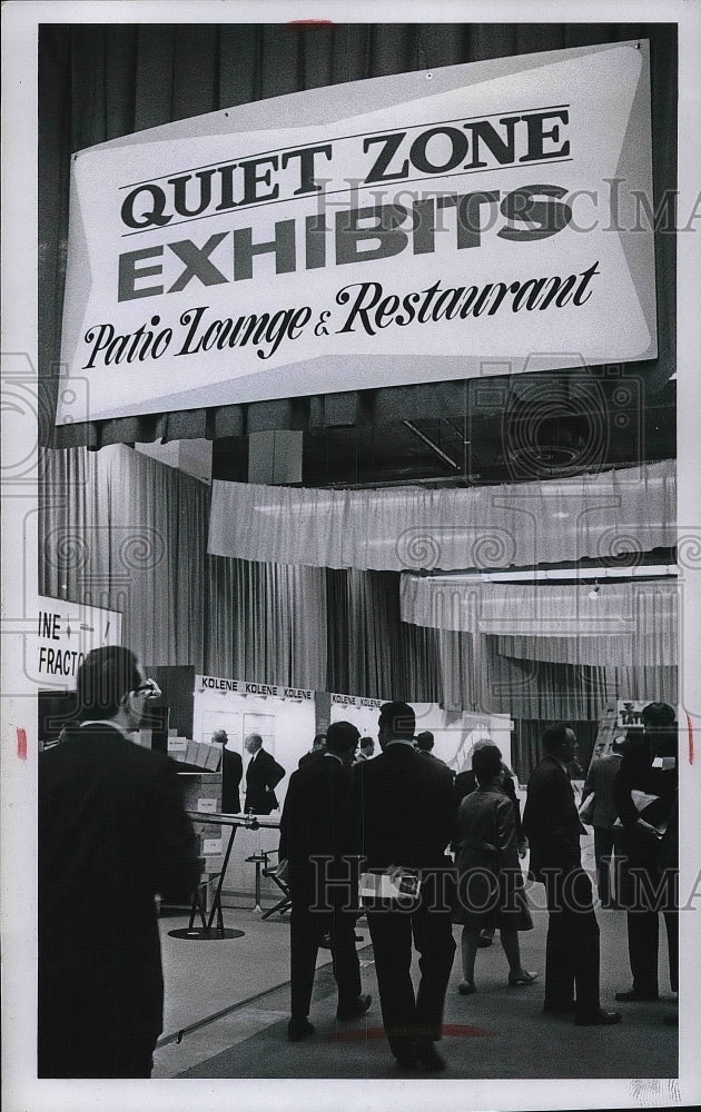 1970 Quiet Zone Exhibits Patio Lounge &amp; Restaurant  - Historic Images