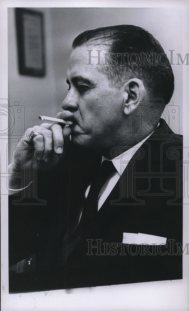 1967 Charles W. Bates, Agent in Charge, FBI Cleveland  - Historic Images