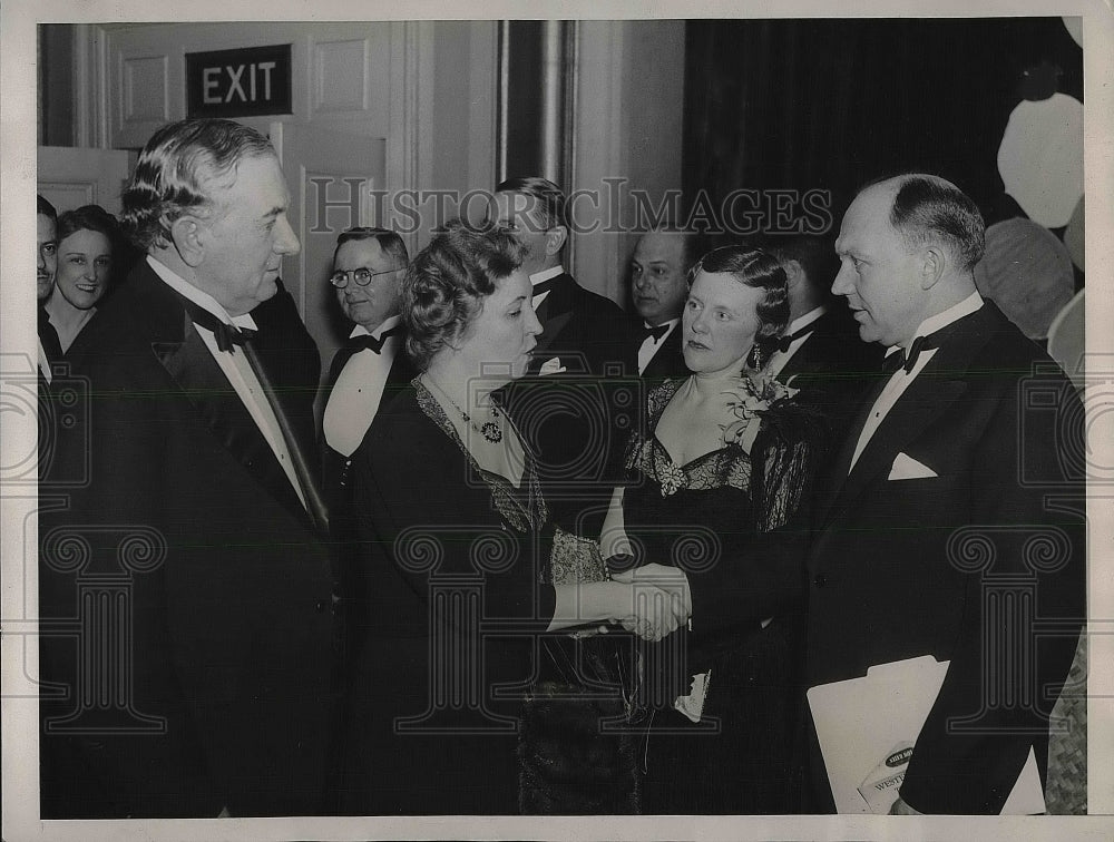 1939 Press Photo Dr. Homer Rainey Of Univ. Of TX At Dinner Given In His Honor - Historic Images