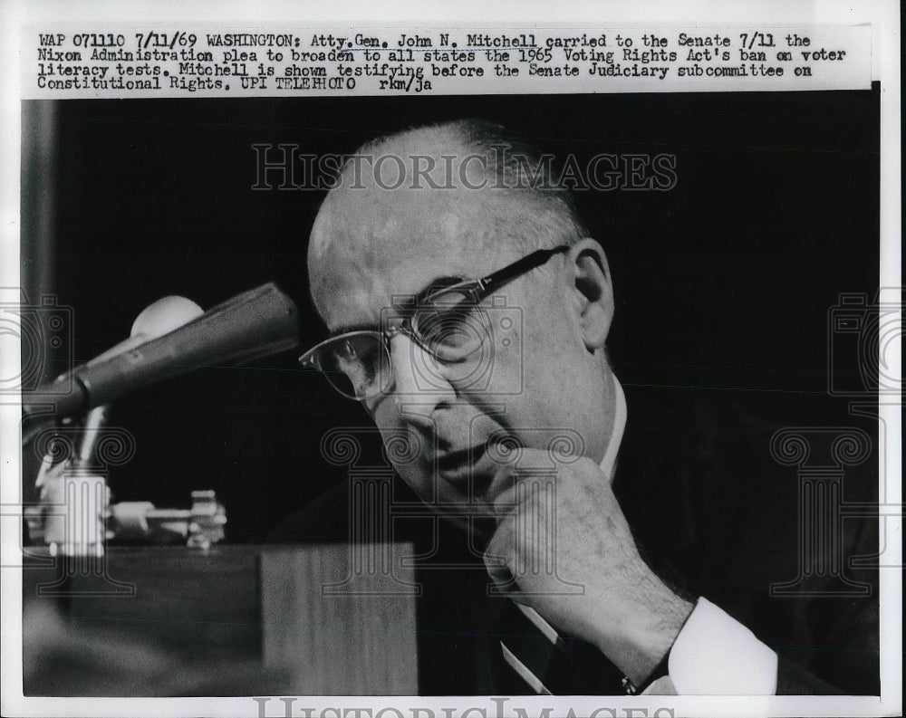 1969 Atty. Gen. John B. Mitchell Senate admin  - Historic Images