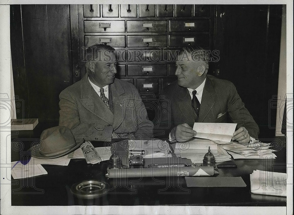 1932 Press Photo Col Williams Mitchell James V MCClintic - Historic Images