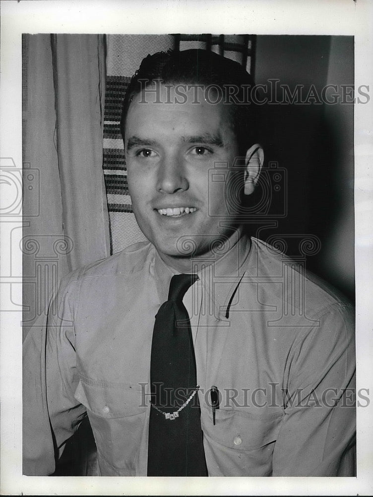 1942 United Air Lines Pilot John Lovett Passenger of Crashed Plane - Historic Images