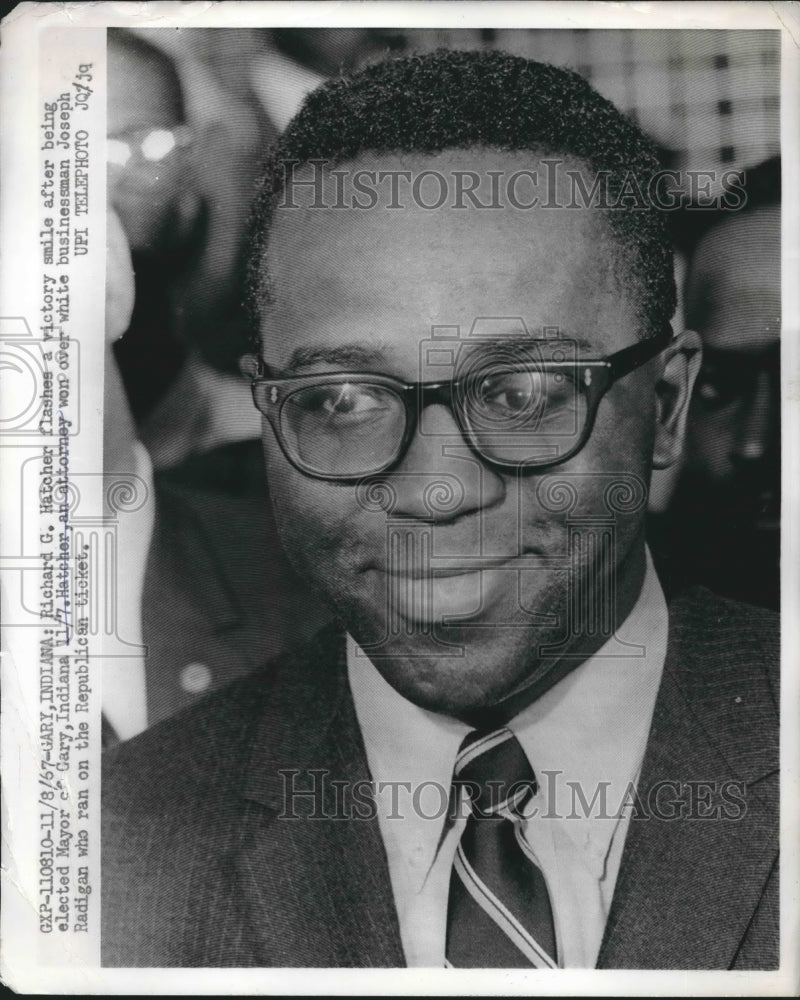 1967 Richard Hatcher Elected Mayor of Gary Indiana  - Historic Images
