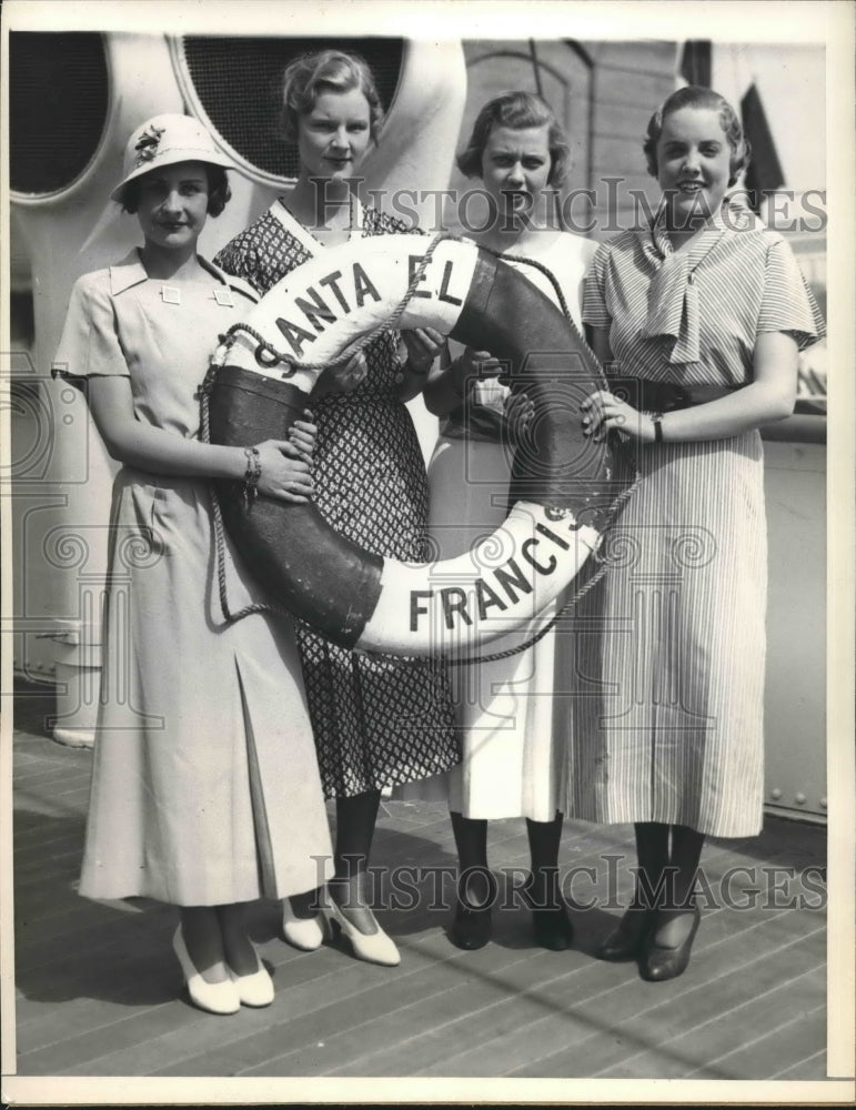 1933 A.B. Hancock, Morris, Fitler, Leboutillier of Jr. League Club - Historic Images