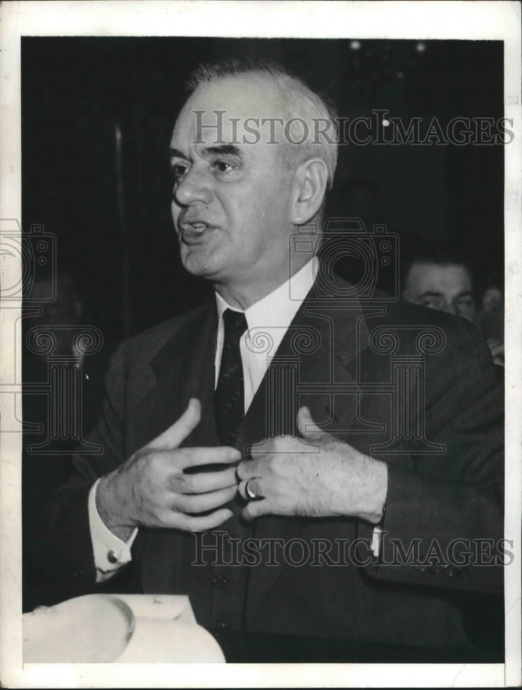 1942 Philip Murray President Of The C.I.O. During Hearing - Historic Images