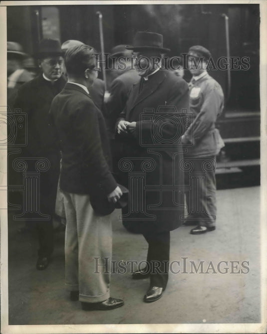 1931 Cardinal Mundelein of Chicago in Paris, France  - Historic Images