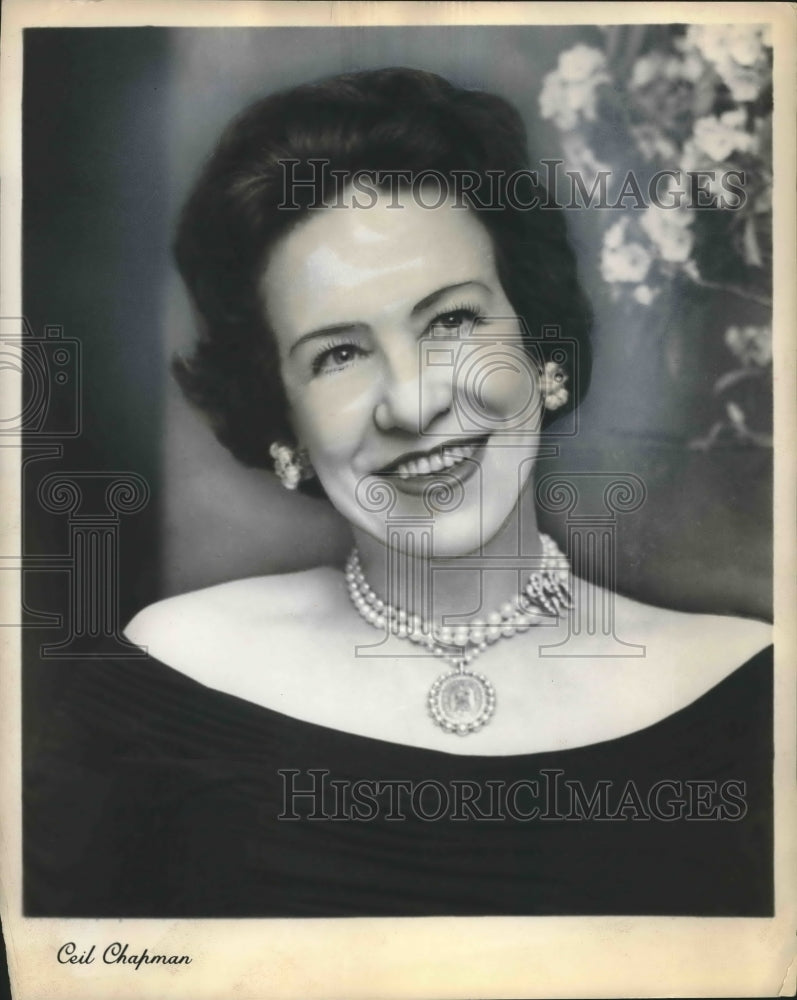 1958 Press Photo Woman Smiling - nea93257 - Historic Images