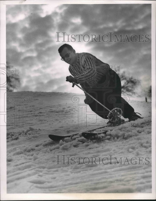 1951 Wm. Green of the Cleve Ski Club  - Historic Images