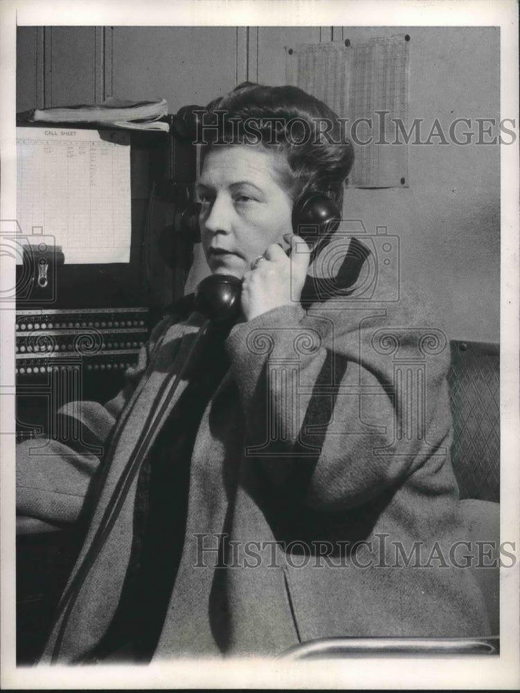 1947 Mrs Rodalie Gross Phoned Guests in Hotel About Fire  - Historic Images