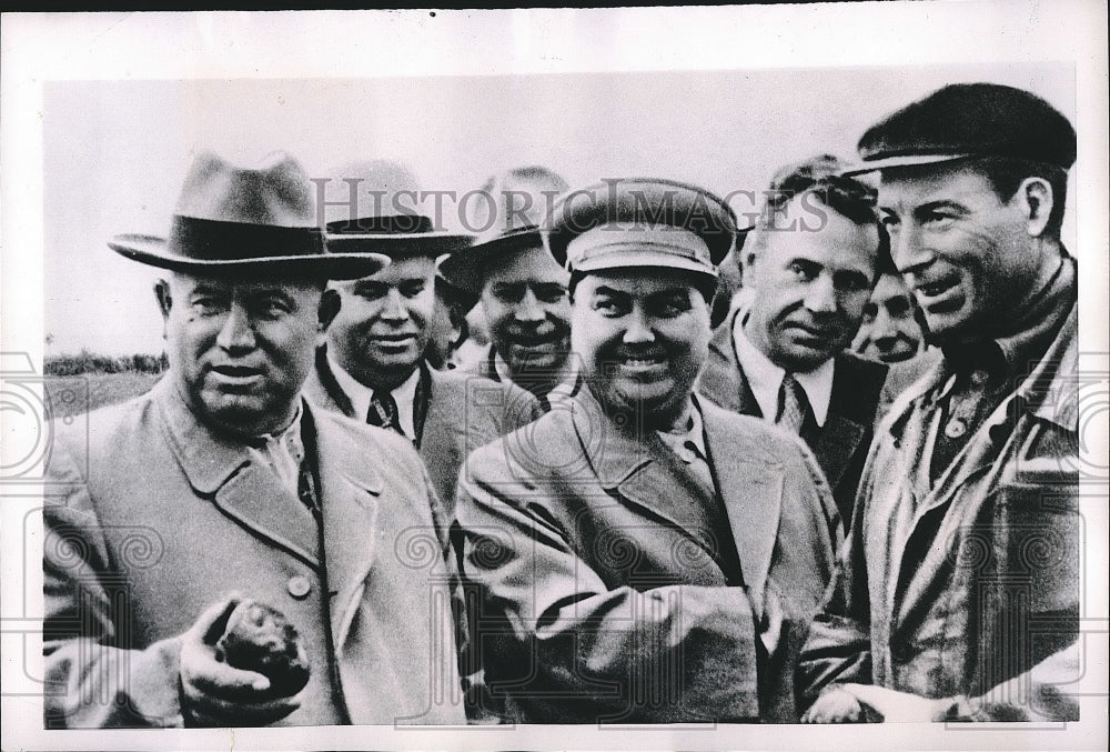 1954 Russian Premier Georgi Malenkov N.S. Khrushchev Tour Usovo Area - Historic Images