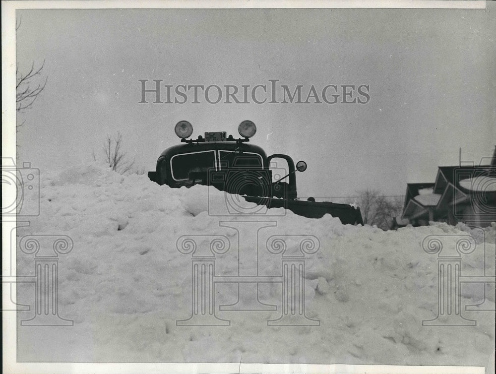 1939 Press Photo Blizzard covered the Iron Mount in Michigan. - nea93454-Historic Images