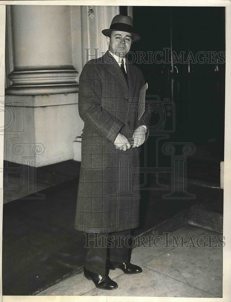 1936 Press Photo Daniel Bell, Leader of the United States Budget. - nea93508 - Historic Images