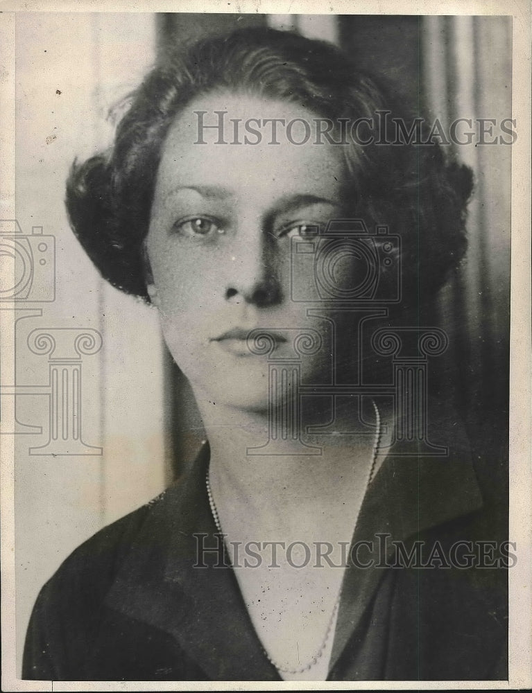 1938 Press Photo Katherine Linn Sage of Albany, NY to wed Italian nobel - Historic Images