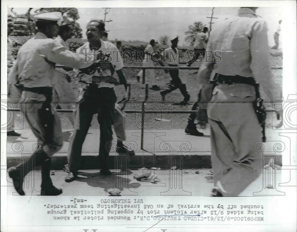 1961 Ciudad Trujillo Wounded Riot Activist Political  - Historic Images
