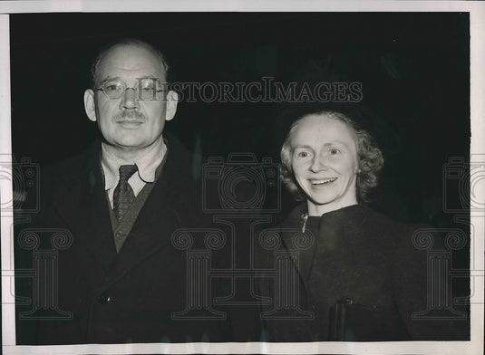 1941 Press Photo Hubert Herring New York Latin American Affairs Author Argentina-Historic Images