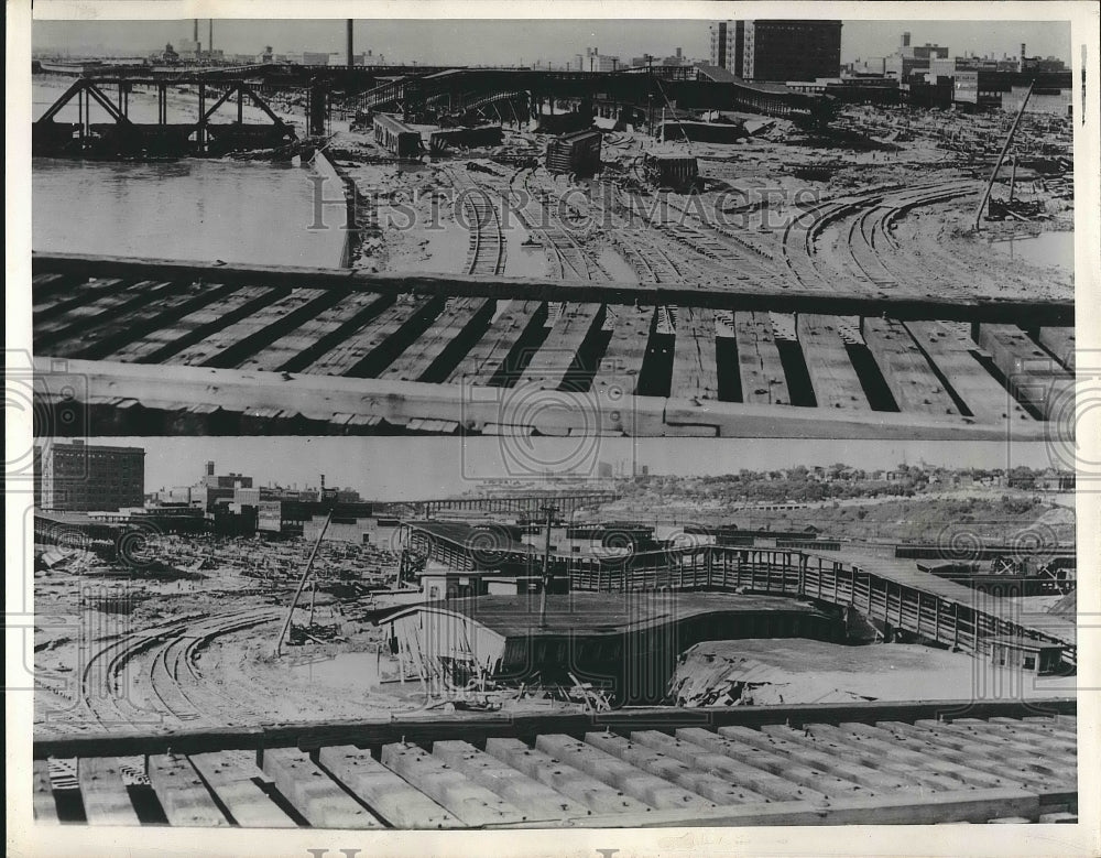 1951 Kansas City Missouri Disaster Flooding Little Blue River - Historic Images
