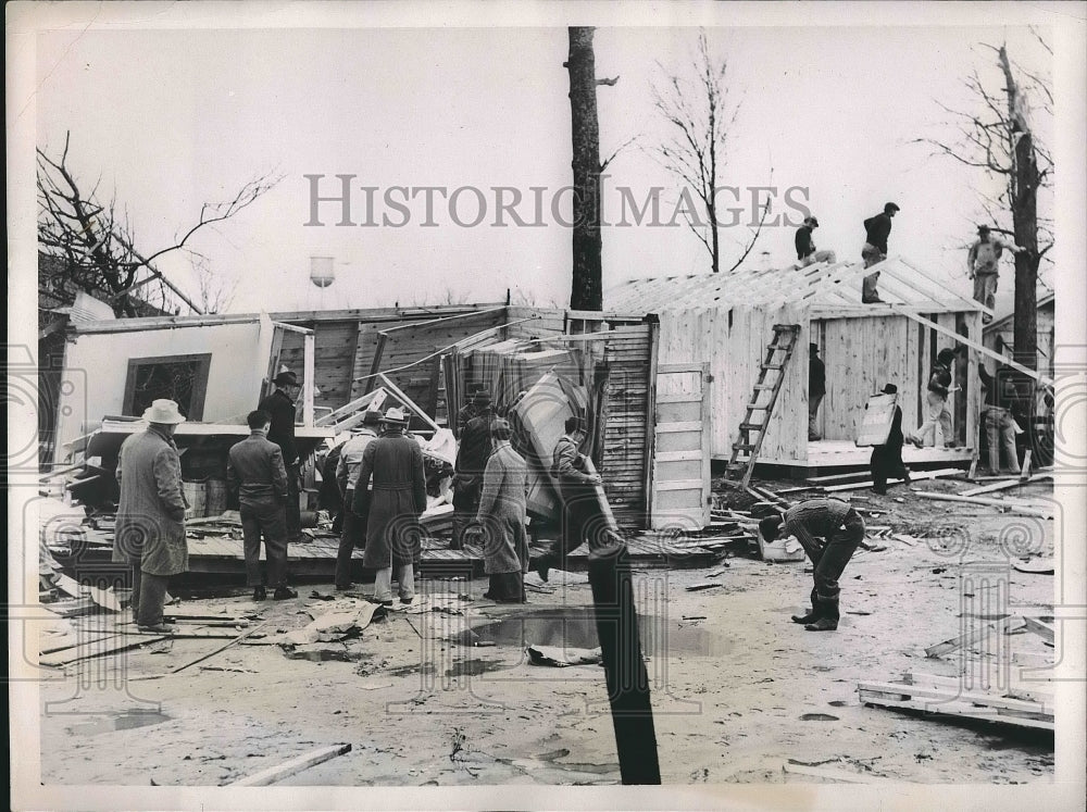 1938 Press Photo Aftermath of tornado at Rodessa, Texas - nea93754 - Historic Images