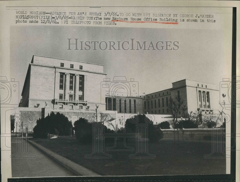 1965 Press Photo George J Marder Rayburn House Office Building Washington D.C. - Historic Images