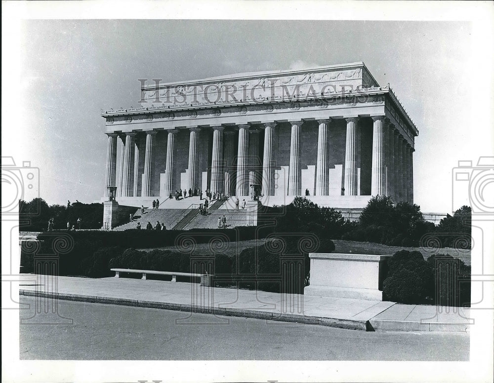 1962 Lincoln Memorial in Washington D.C.  - Historic Images