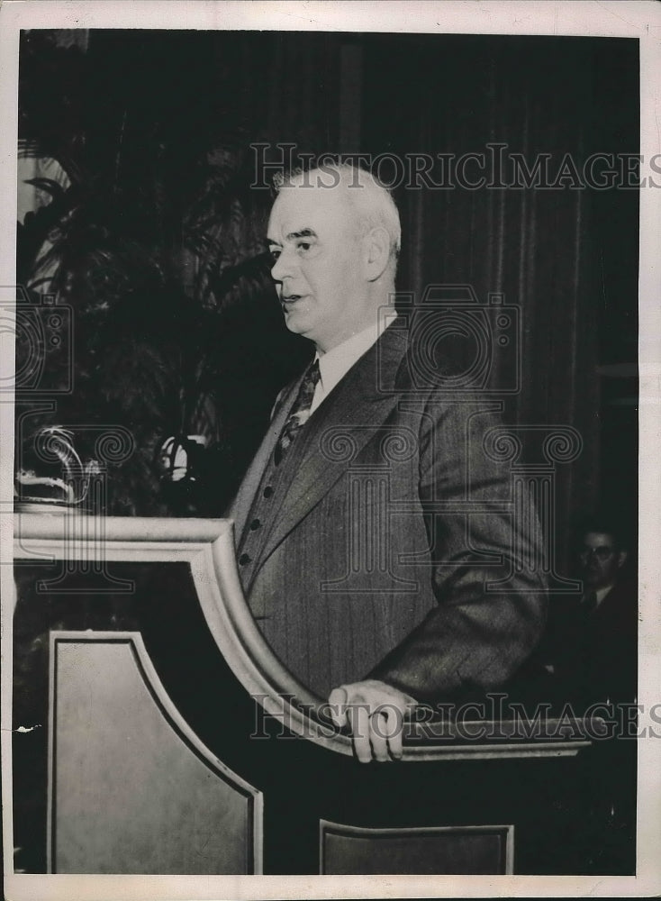 1941 Philip Murray, CIO Pres. Addresses Convention Of AASA - Historic Images