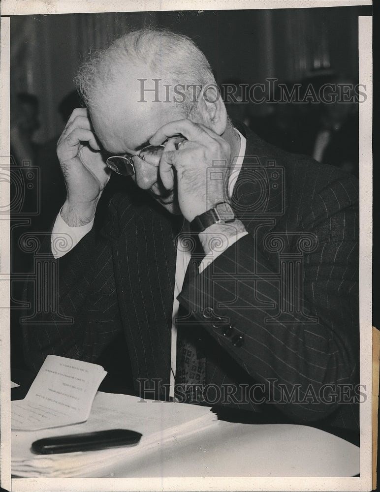 1938 Philip Murray of SWO Testifies At Sen. Civil Liberties Comm. - Historic Images