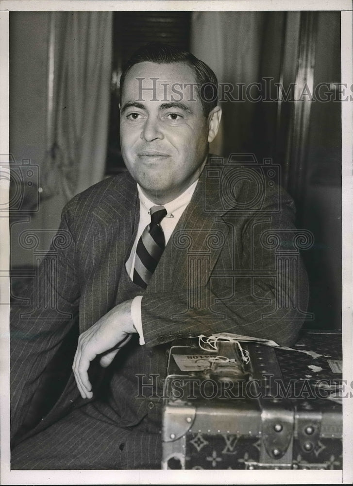 1938 Tallant Tubba Congress Candidate SS Europa California - Historic Images
