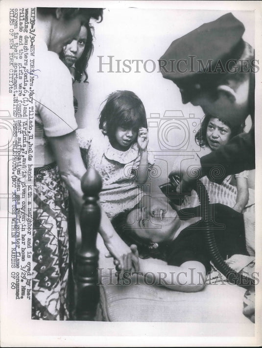 1956 Mary Tillado Sonia Virginia Gas Accident In Home  - Historic Images