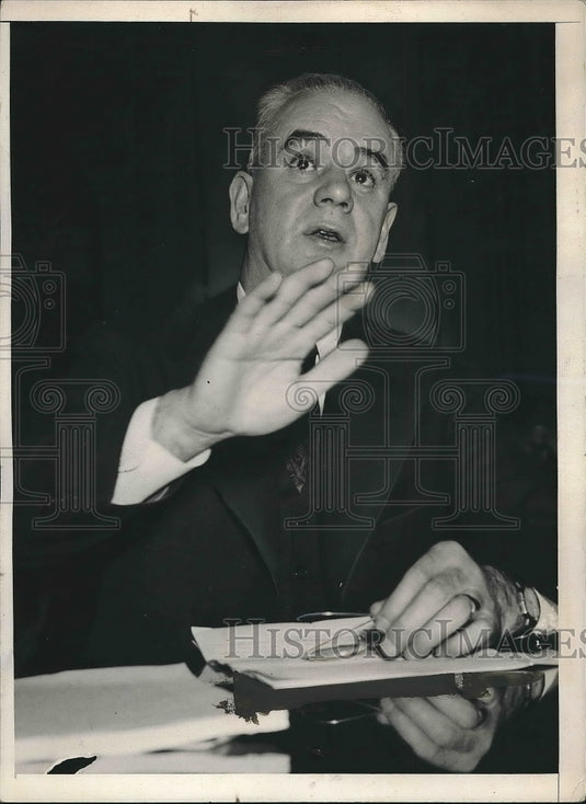 1940 Phillip Murray Vice President Senate Education Labor Committee - Historic Images