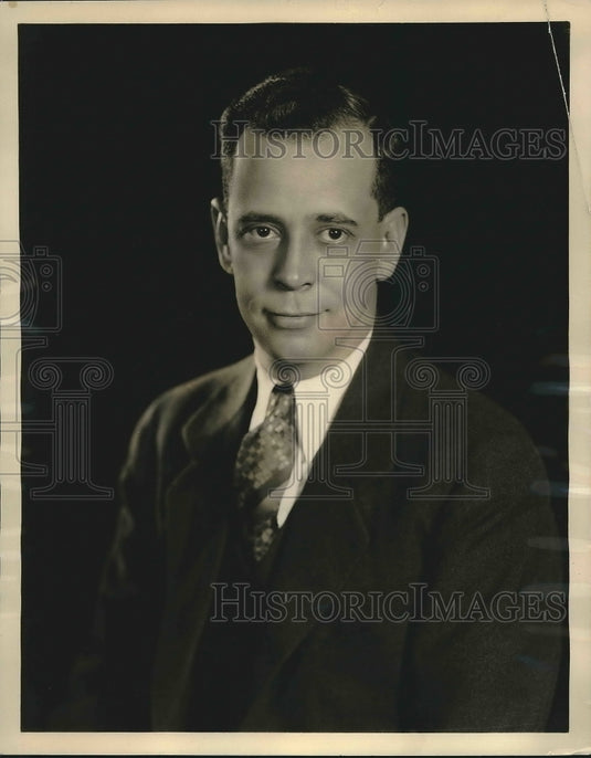 1933 Barney Graves American Airways Superintendent  - Historic Images