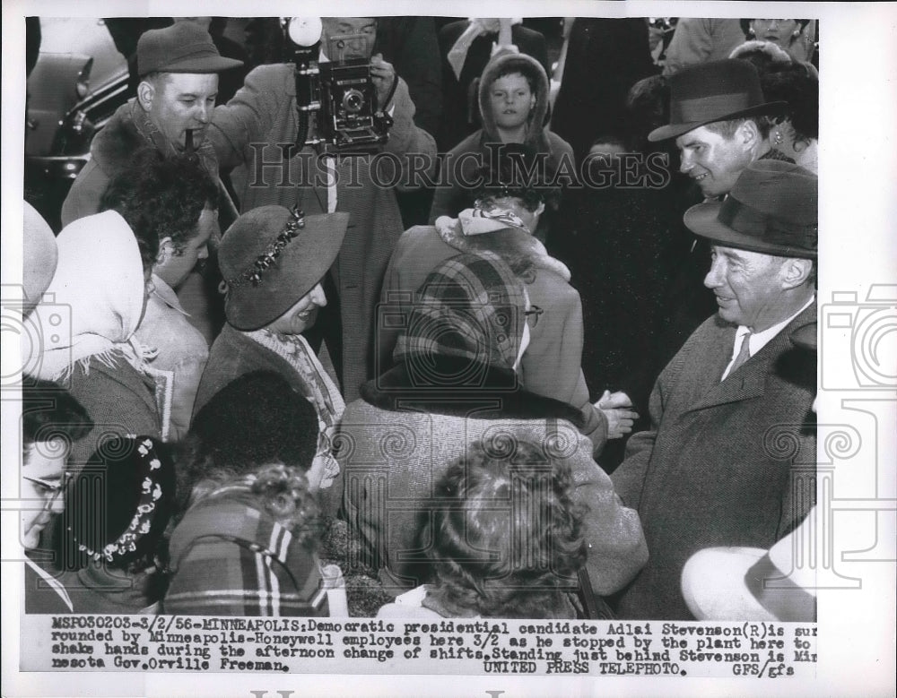 1956 Democratic Presidential Candidate Adlai Stevenson  - Historic Images