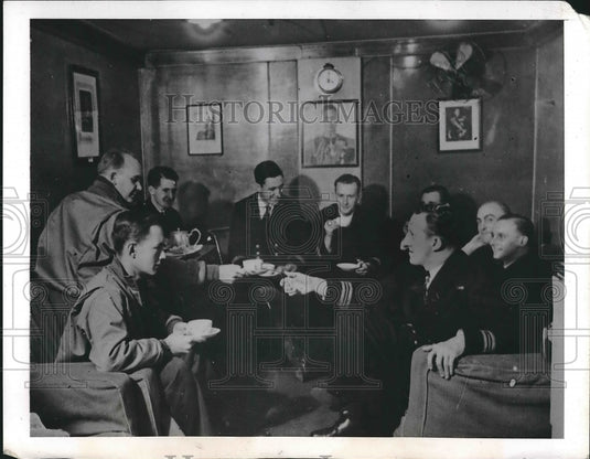 1944 John Keplinger Harold Baker JSA Lawrey NS Hulse British Boat - Historic Images