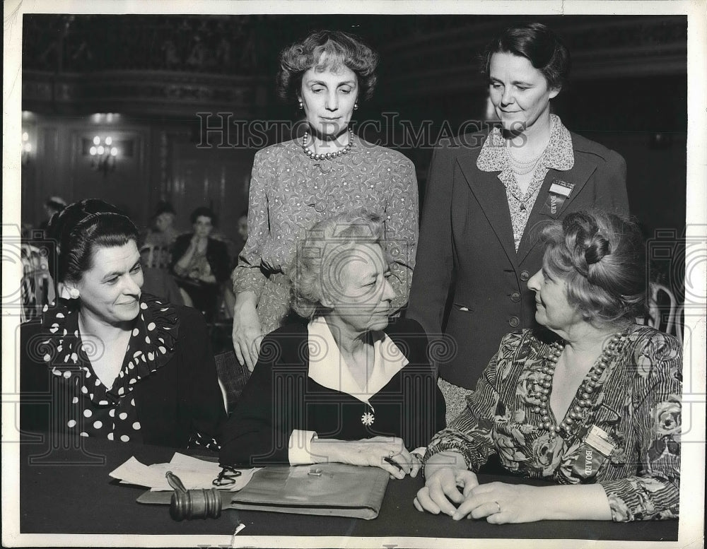 1942 National League Women Voters Harris Baldwin George Gellhorn - Historic Images