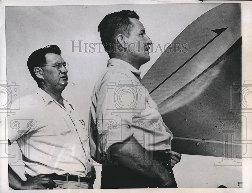1949 Art Sampson Merle Ralston North Dakota Flying Instructors - Historic Images