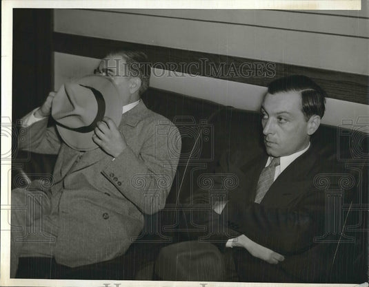 1941 Anthont Giordano & Edward Ercolona In Divorce Court  - Historic Images