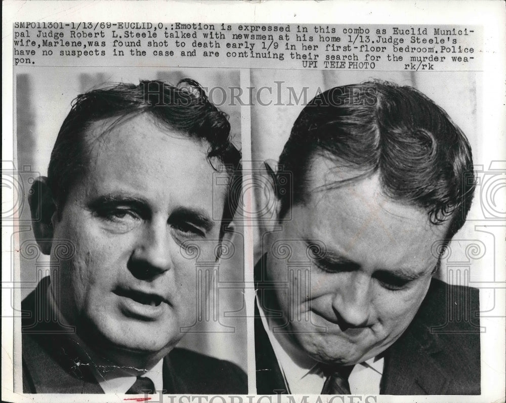1969 Press Photo Municipal Judge Robert Steele - nea94260 - Historic Images