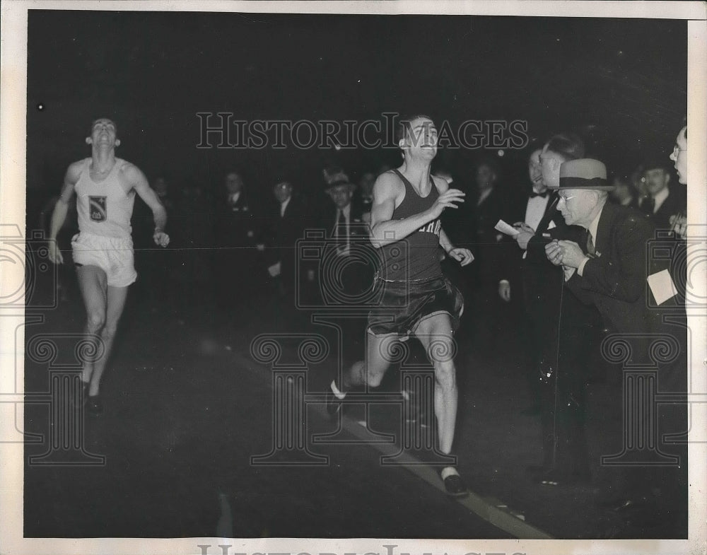 1939 Press Photo Sanford Goldberg, Howie Borck, Track, Grover Cleveland-Osceola - Historic Images