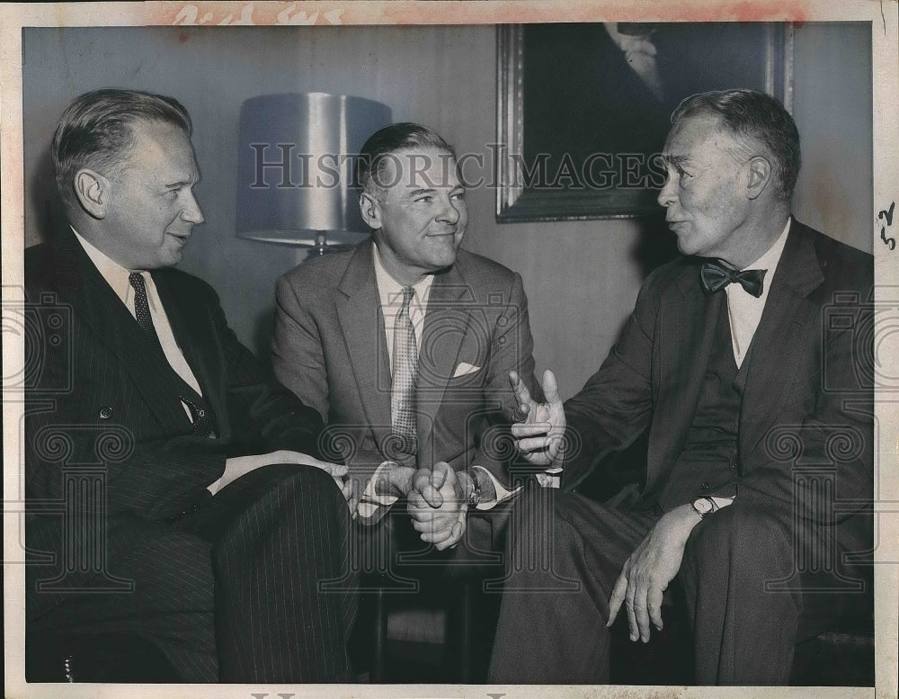 1959 Press Photo Dag Hammarskjold Secretary General UN With Christian Herter - Historic Images