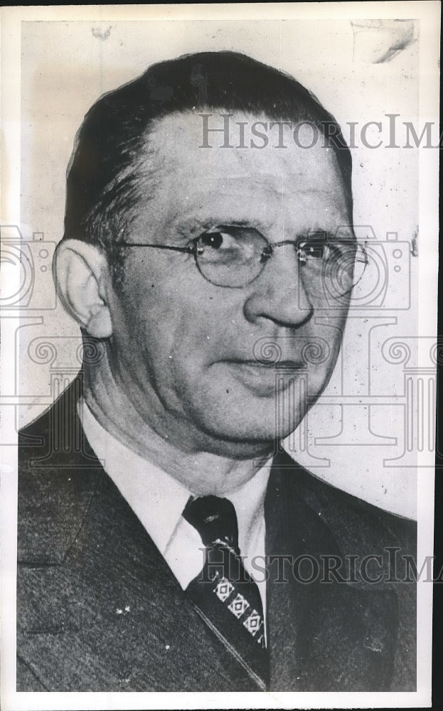 1949 Frederick Schultz Principal Buffalo Public School Arrested - Historic Images