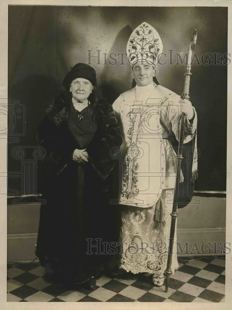 1924 Mrs Catherine Griffin Chicago Reverend James Griffin Catholic - Historic Images