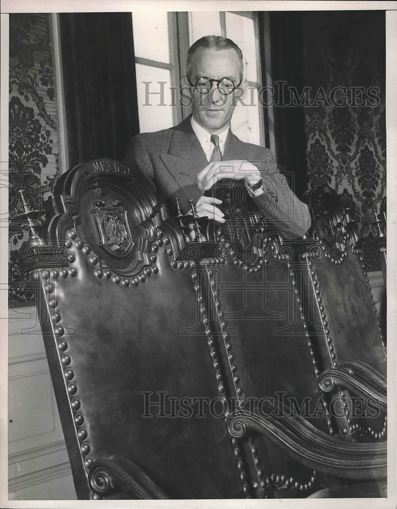 1940 Press Photo William Manger Counselor Pan American Union - nea94368-Historic Images