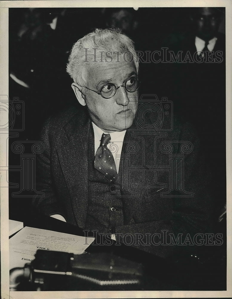 1934 Dr EA Goldenweiser Chief Of Research Division Federal Reserve - Historic Images