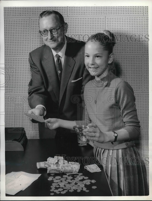 1958 Gayle Guidi Melville J. Duncan Stock Broker  - Historic Images