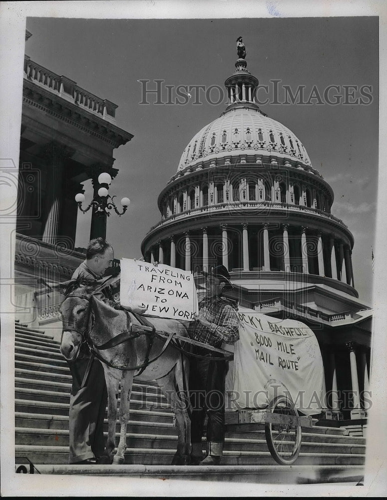 1941 Representative Murdock Arizona Dudley Starn Capitol Steps - Historic Images
