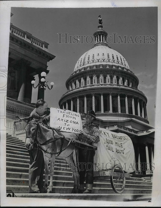 1941 Representative Murdock Arizona Dudley Starn Capitol Steps - Historic Images