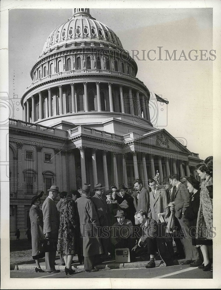 1930 Washington D.C. Franklin Roosevelt Congress In Session - Historic Images