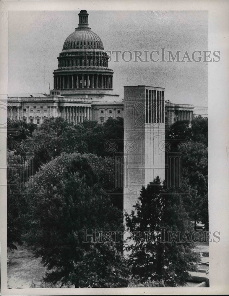 1958 Robert A. Taft Memorial Tower Capitol Building Washington D.C. - Historic Images