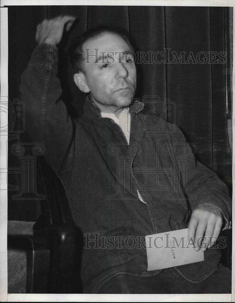 1939 Manuel Gomez accused of murder  - Historic Images